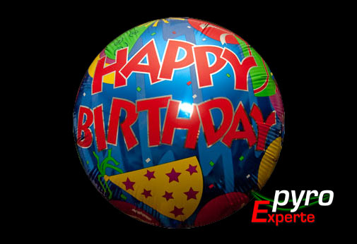 Folienballon Happy Birthday 2
